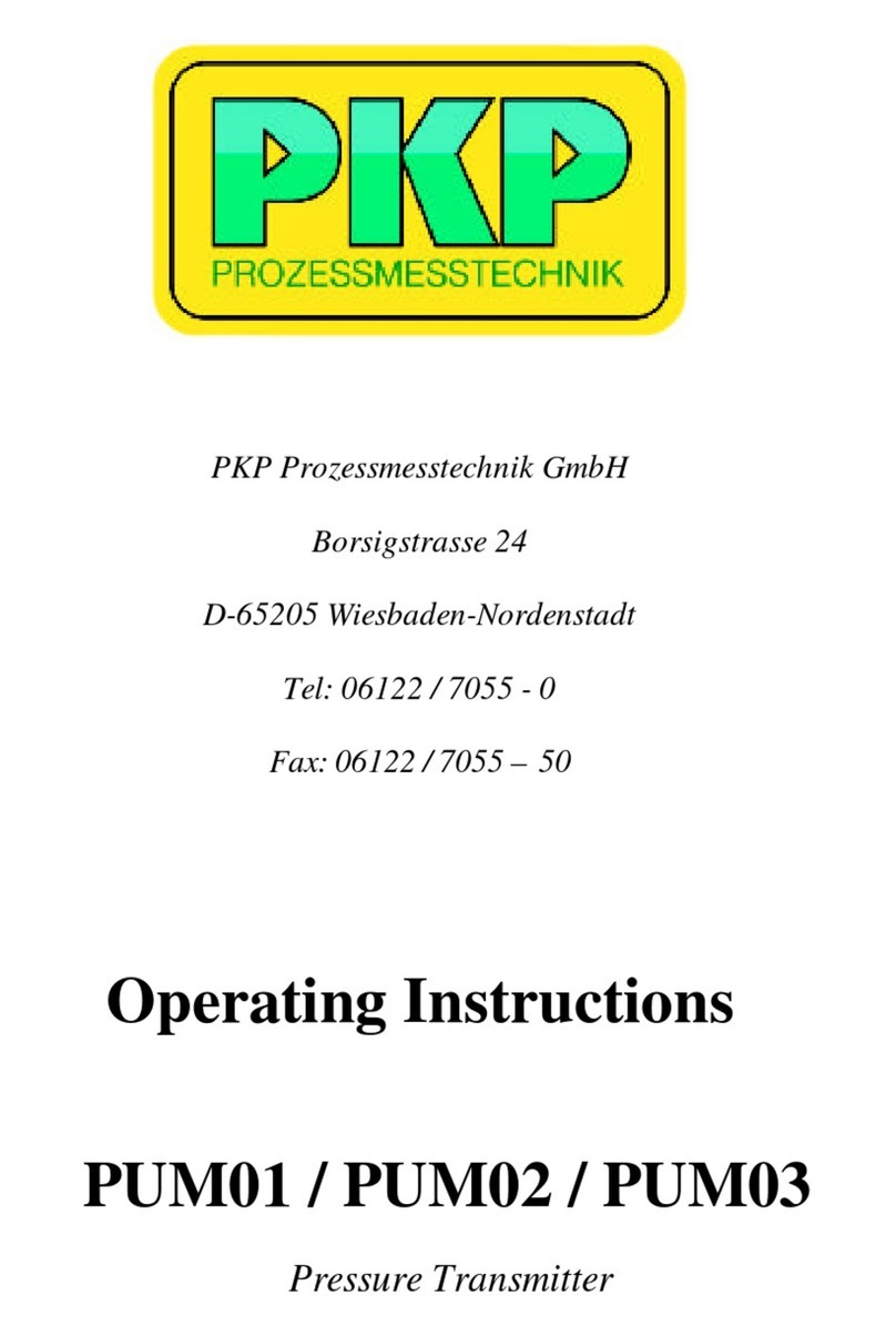 PKP PUM01 operating instructions