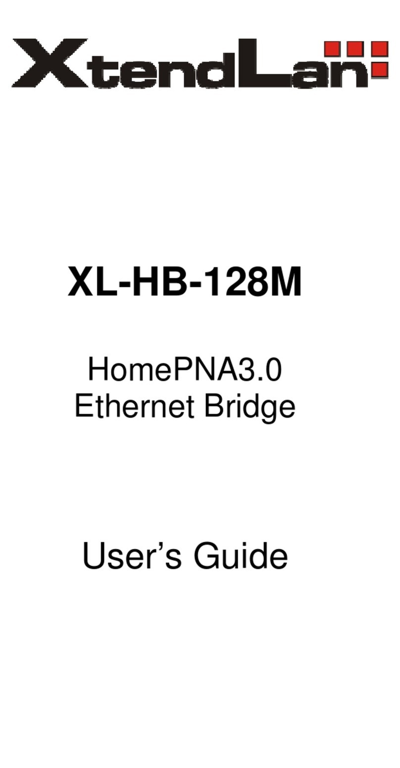 XtendLan XL-HB-128M user guide XtendLan XL-HB-128M user guide