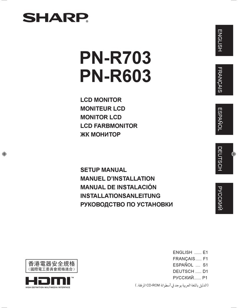 Sharp PN-R703 User guide