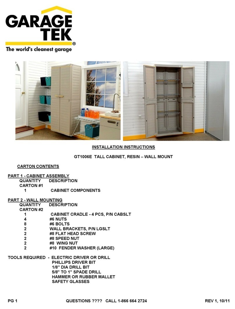 Garage Tek GT1006E installation instructions