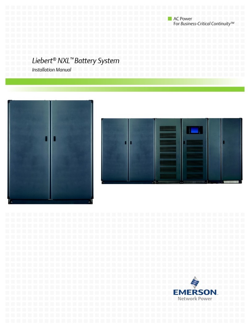 Emerson Liebert NXL User manual