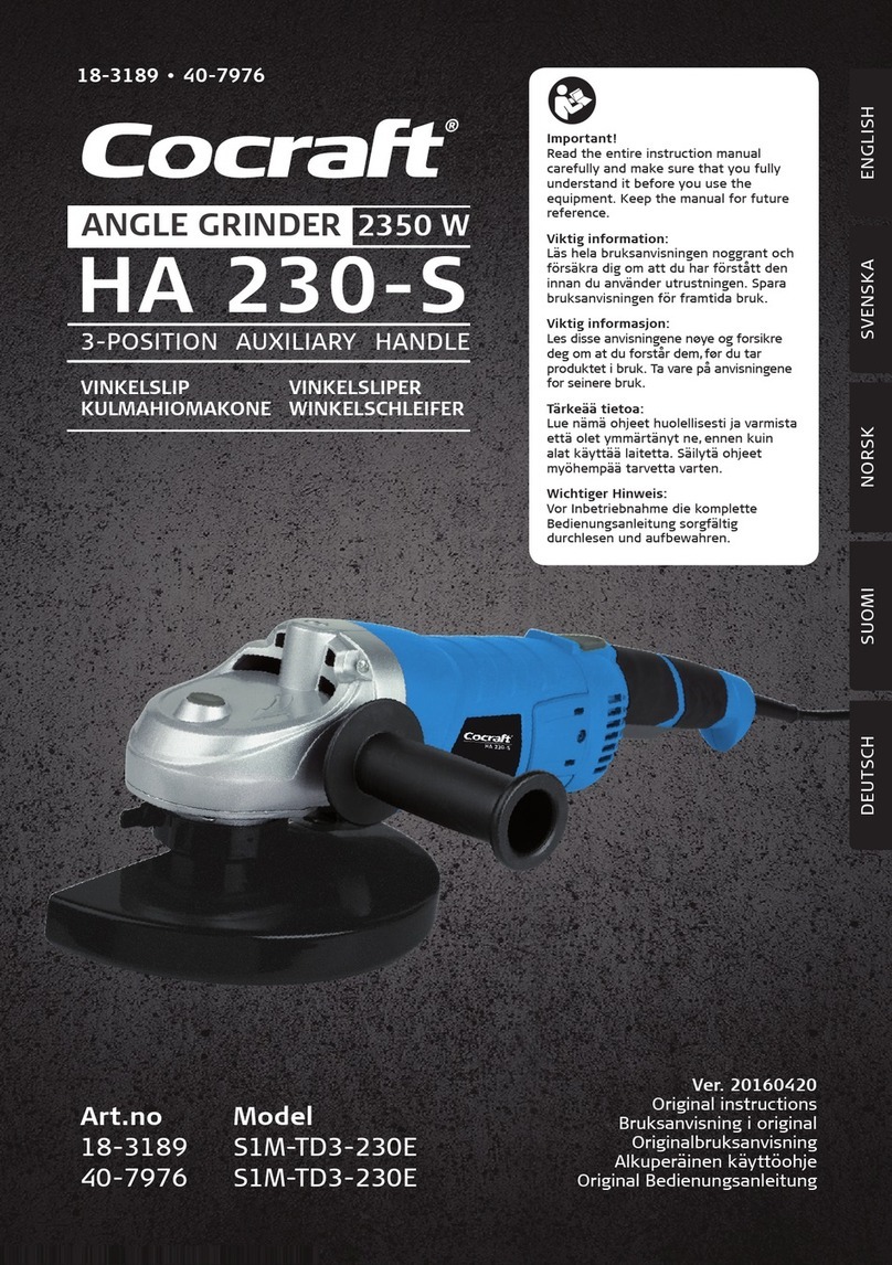 Cocraft S1M-TD3-230E instruction manual