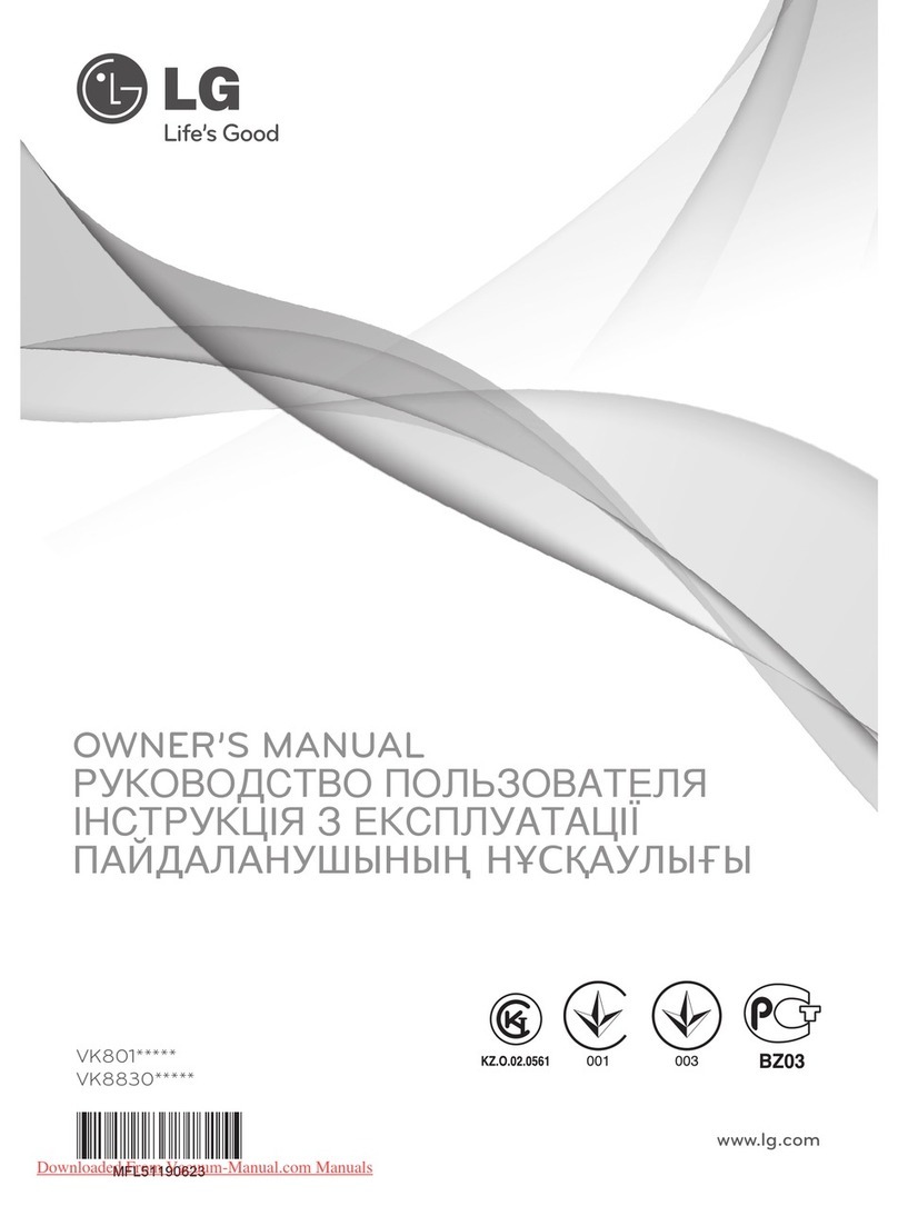 LG VK801 Series User manual
