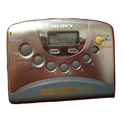 Sony Walkman WM-FX267 User manual