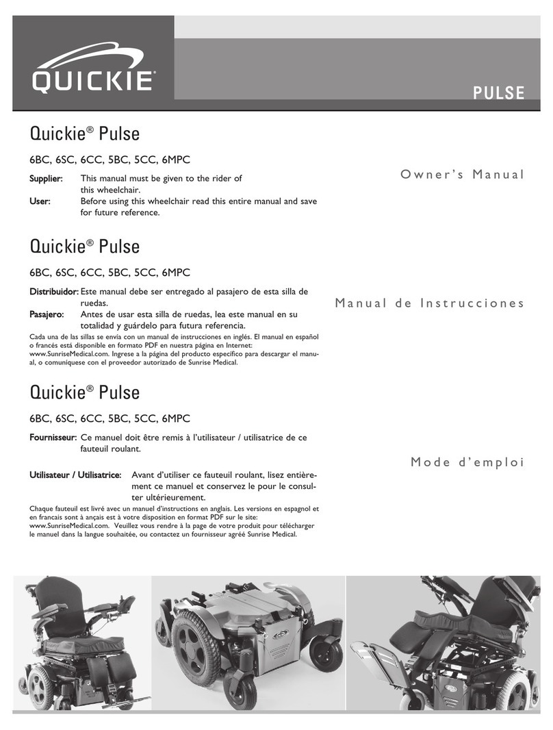 Sunrise Medical Quickie Pulse 6BC User manual