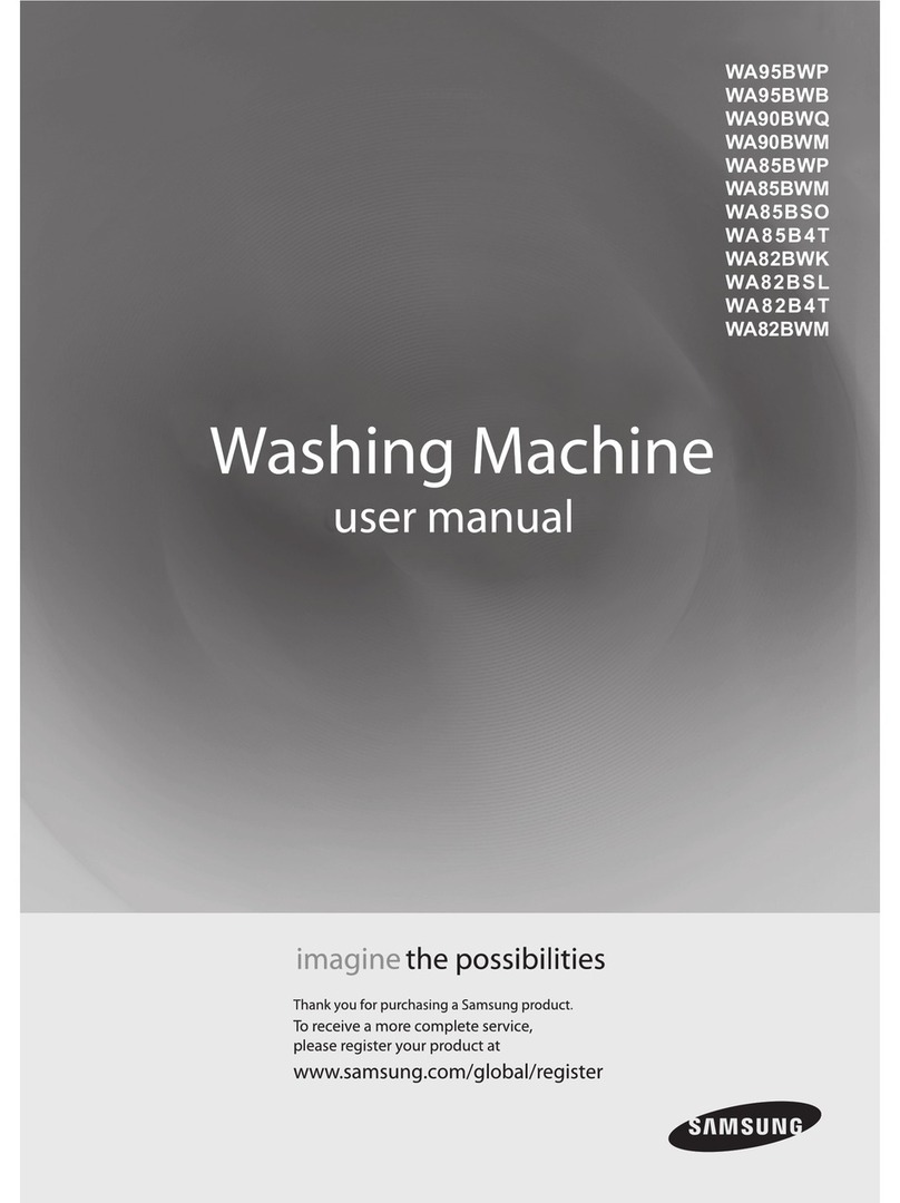 Samsung WA95BWP User manual