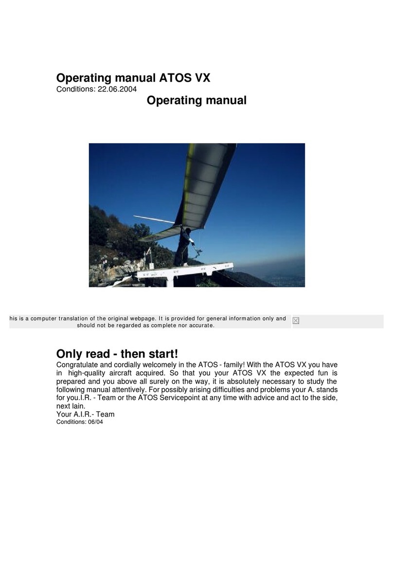 Air ATOS VX operating manual