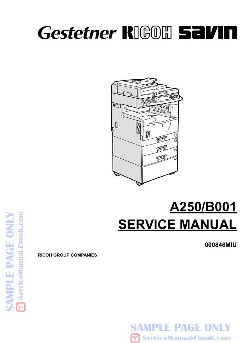 Ricoh A250/B001 User manual