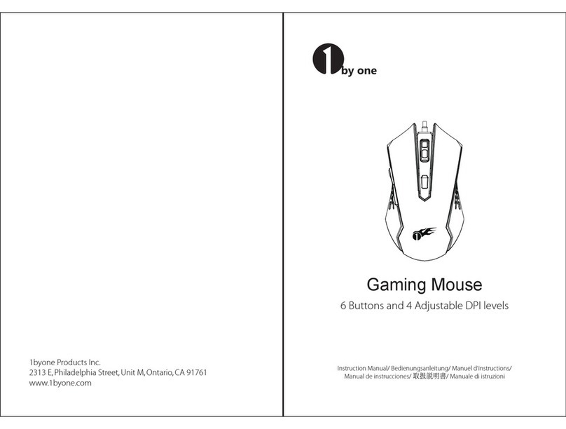 1 BY ONE 509NA-0003 User manual