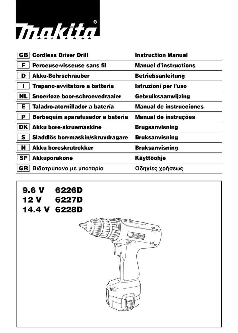 Makita 6226D User manual Makita 6226D User manual