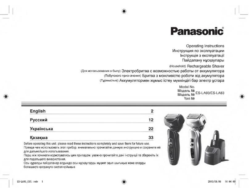 Panasonic ESLA93 User manual