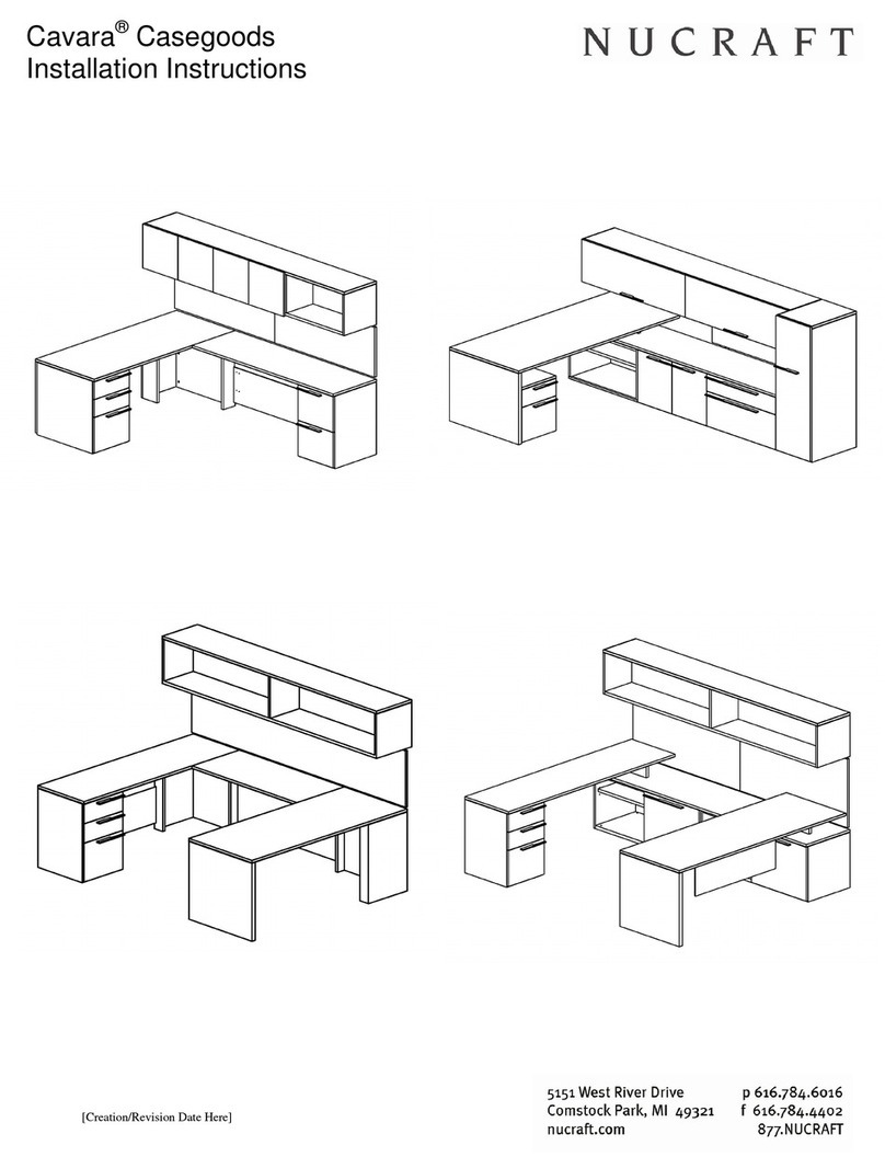 Nucraft cavara casegoods User manual Nucraft cavara casegoods User manual