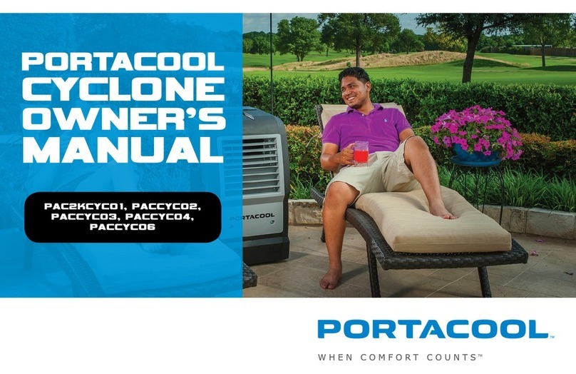 Port A Cool CYCLONE PAC2KCYC01 User manual