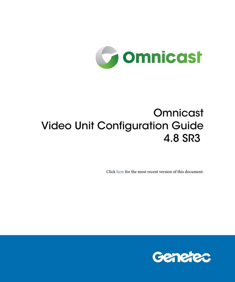 Genetec omnicast 4.8 SR3 Configuration guide