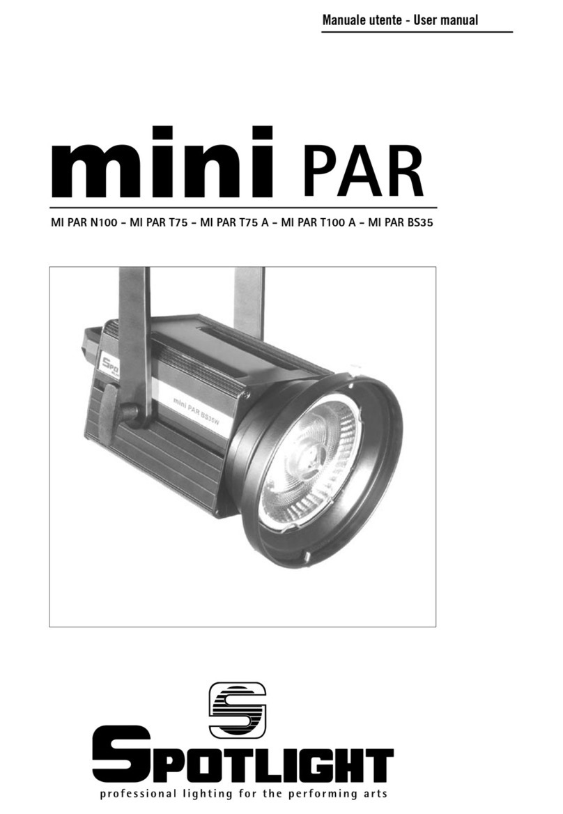 Spotlight mini par n100 user manual