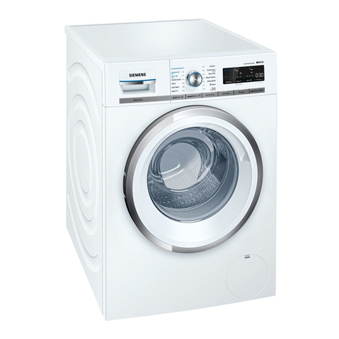 Siemens WM14W750GB User manual Siemens WM14W750GB User manual