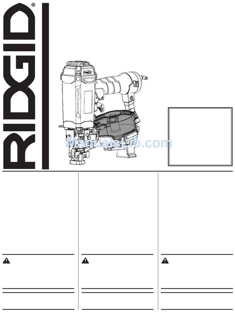 RIDGID R175RNE User manual