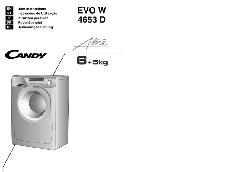 Candy Alise EVO W4653 D User manual