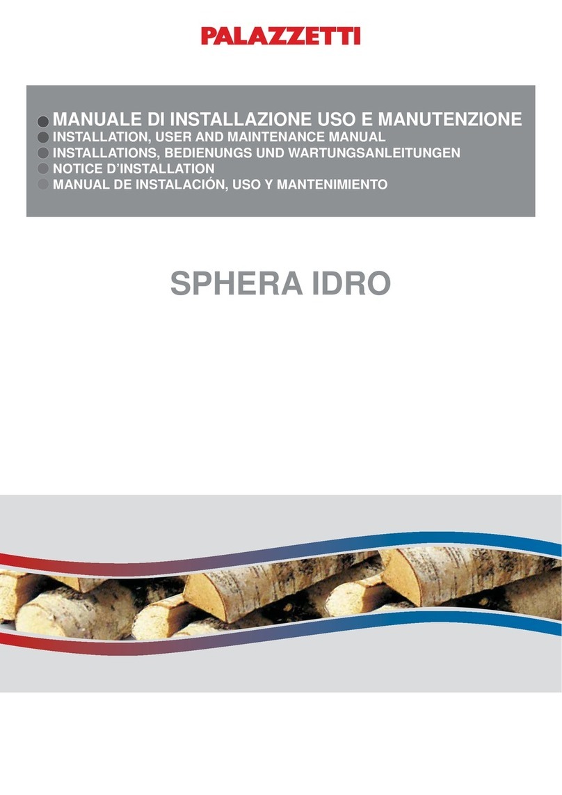 Palazzetti Sphera idro Specification sheet