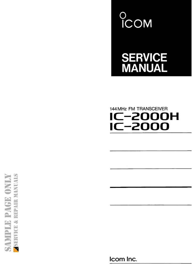 Icom IC-2000H User manual