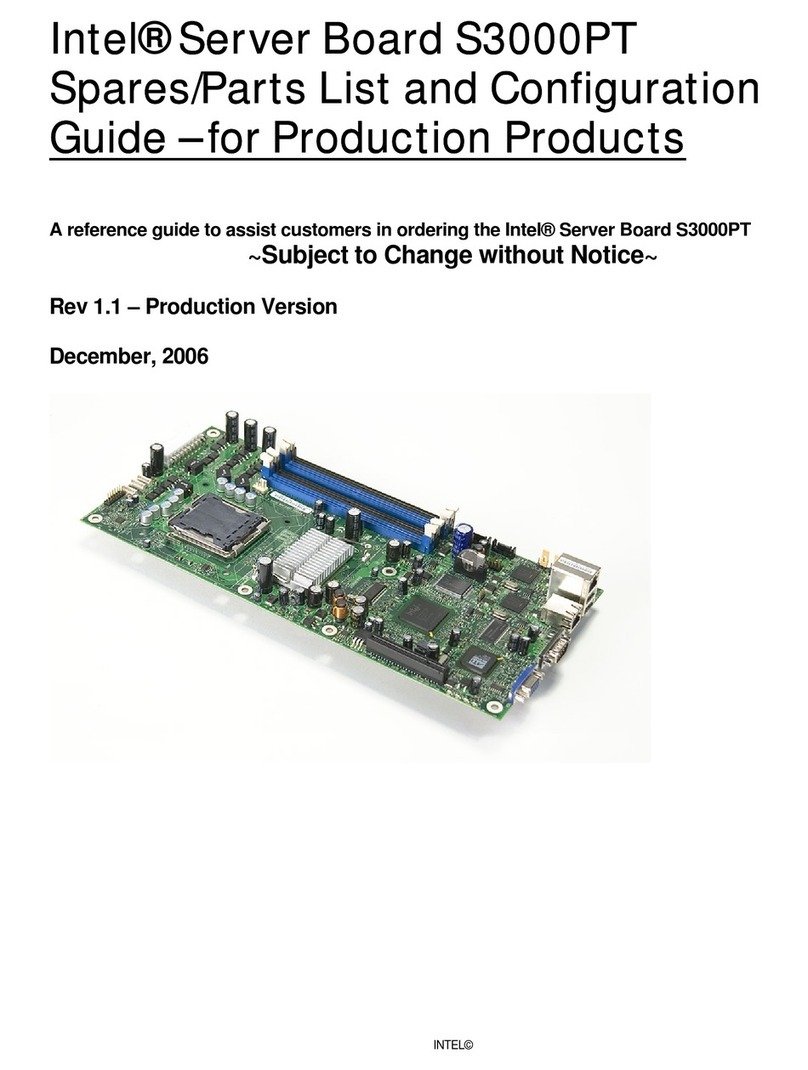 Intel S3000PT User manual