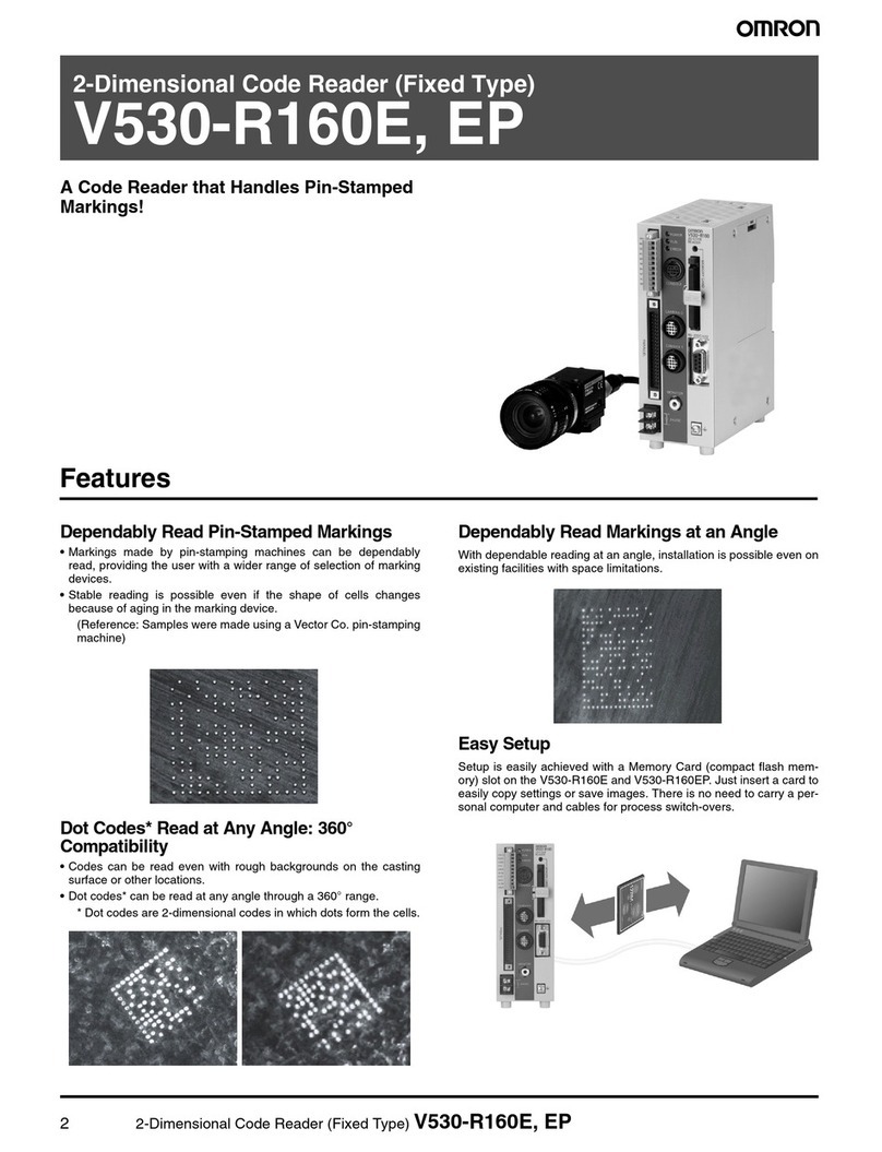 Omron V530-R160E User manual