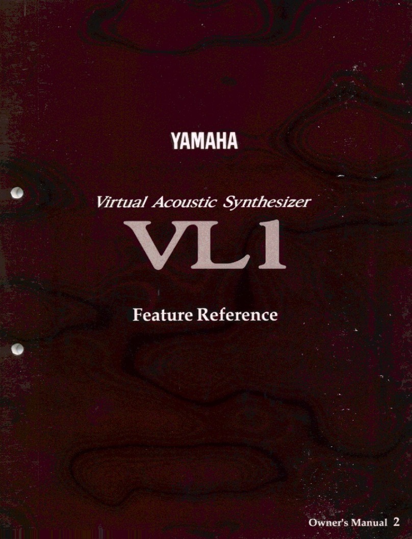 Yamaha VL-1 User manual Yamaha VL-1 User manual