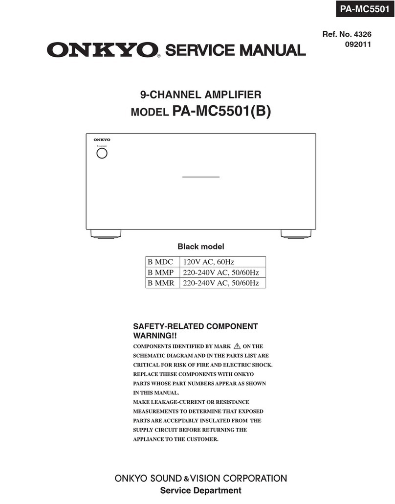Onkyo PA-MC5501(B) User manual