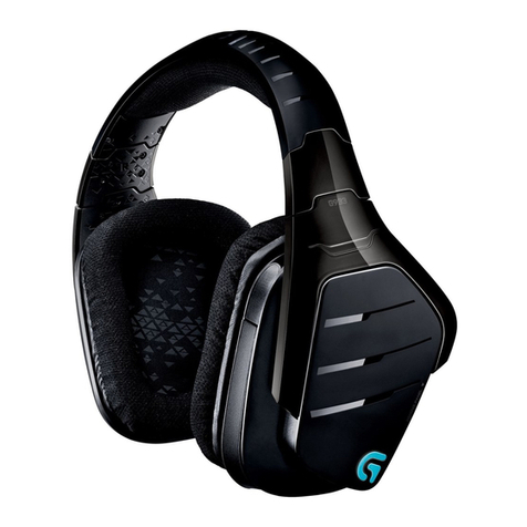 Logitech G933 Artemis Spectrum User manual