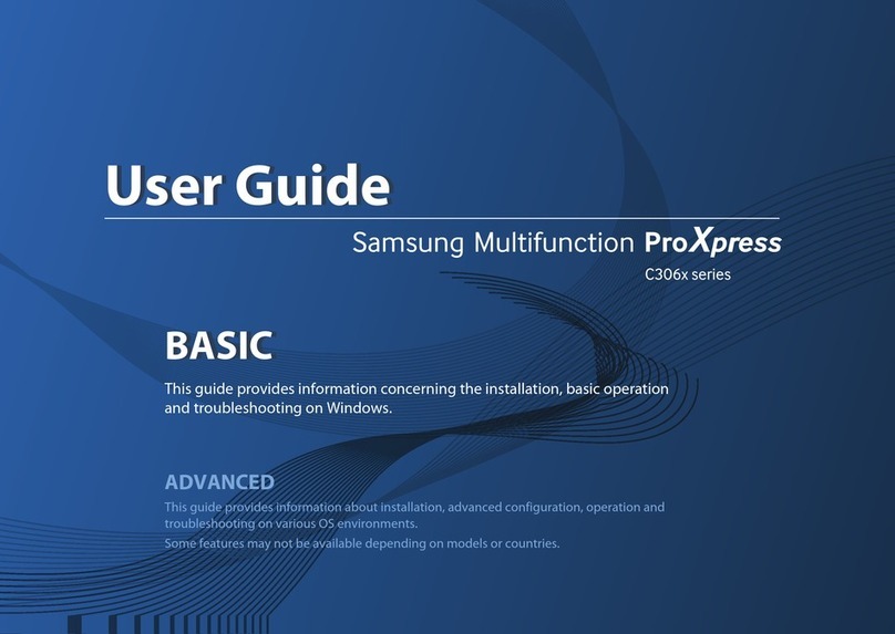 Samsung ProXpress C306x series User manual Samsung ProXpress C306x series User manual