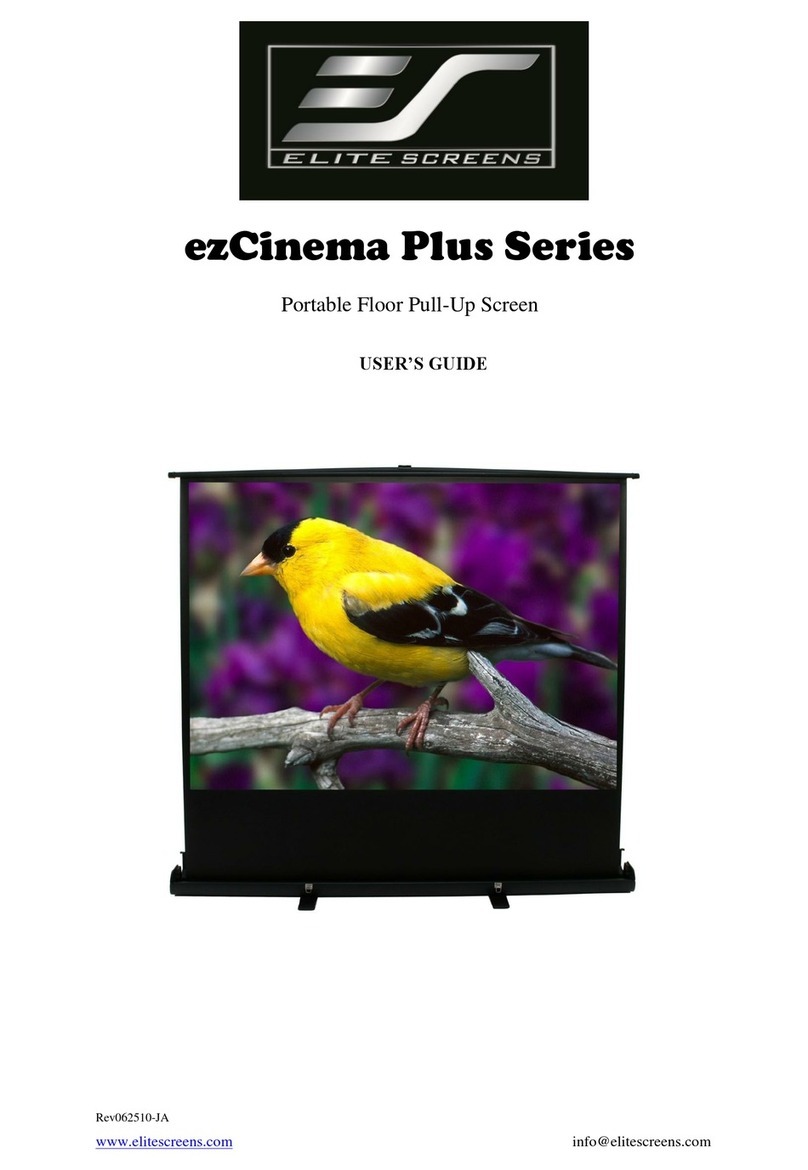 Elite Screens F60XWV1 User manual
