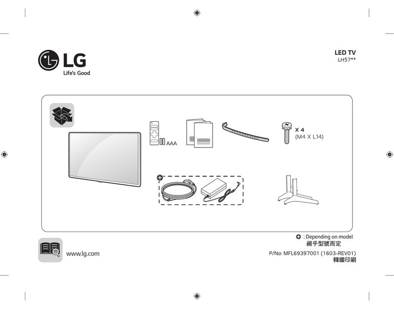 LG LH57 SERIES Parts list manual