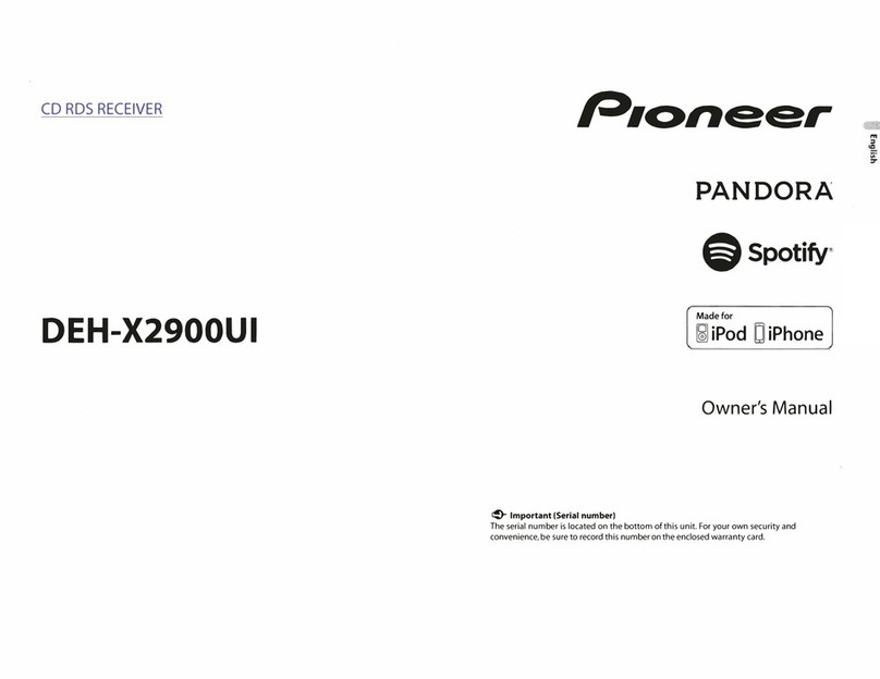 Pioneer DEH-X2900UI User manual