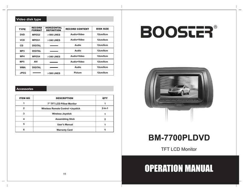 Booster BM-7700PLDVD Operation manual
