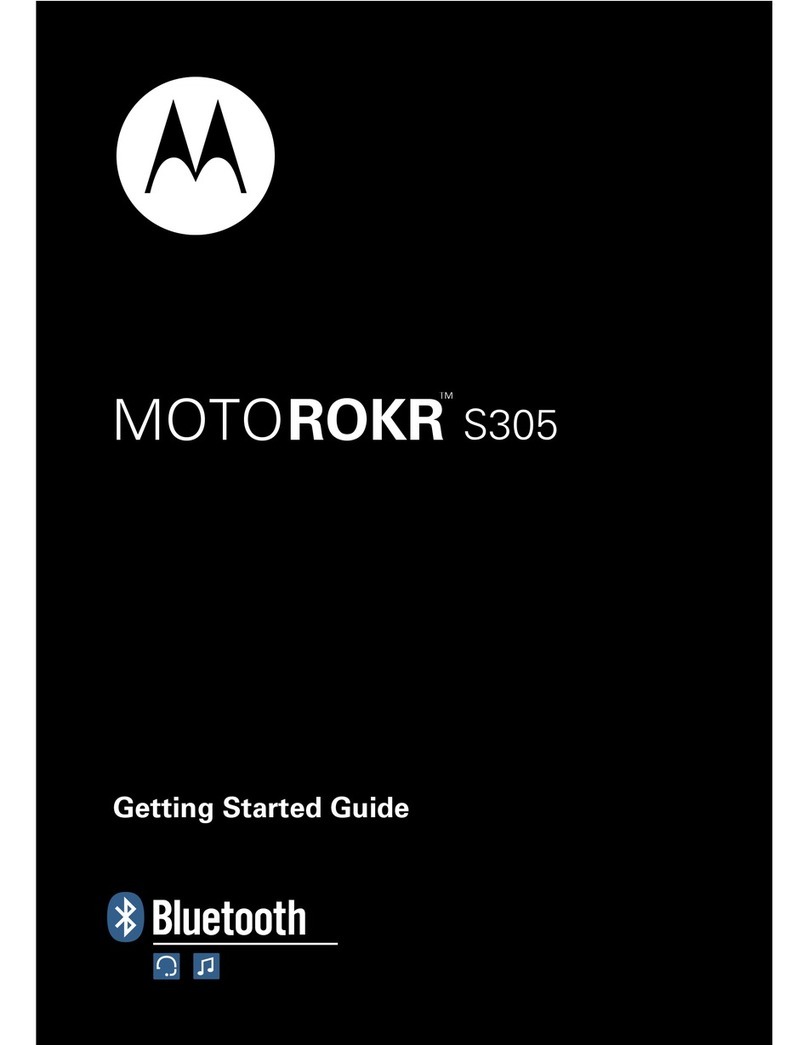 MOTOROKR S305 Getting started guide