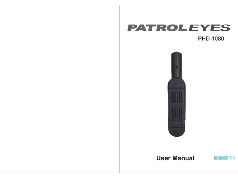 Patroleyes PHD-1080 user manual Patroleyes PHD-1080 user manual