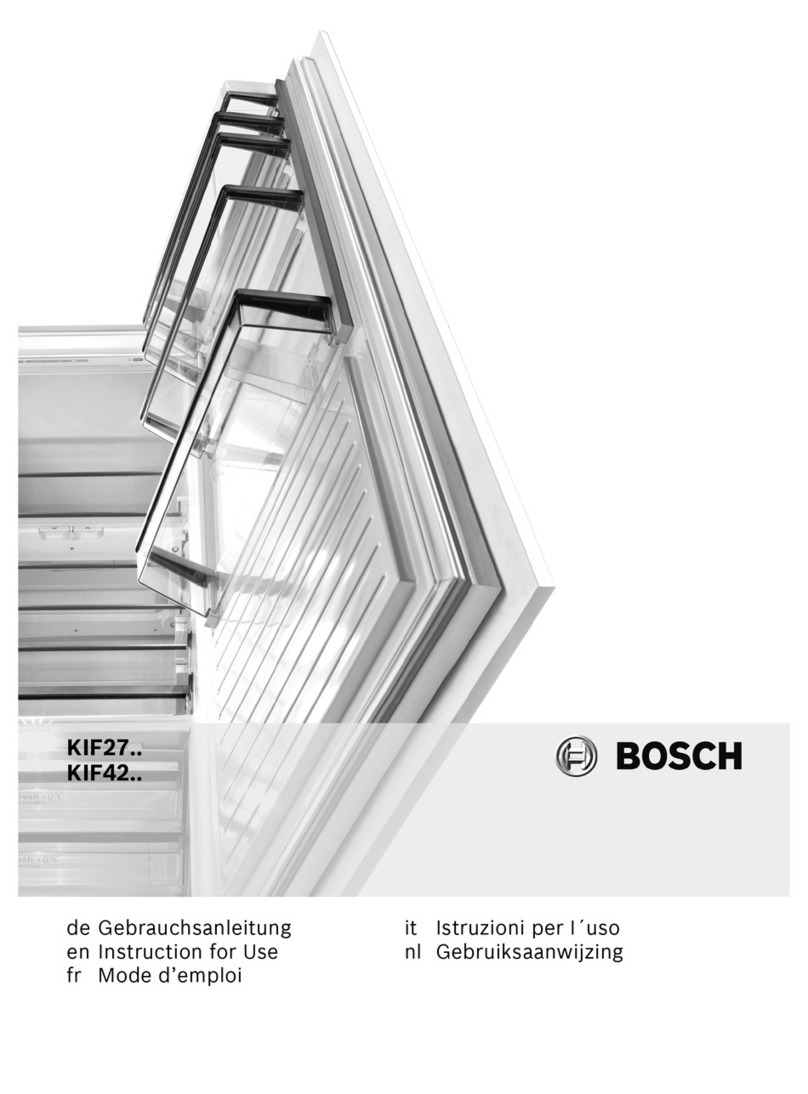 Bosch KIF27 Series User manual
