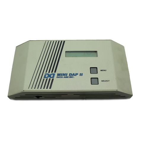 Data Aire MINI DATA ALARM PROCESSOR II Operation and maintenance manual