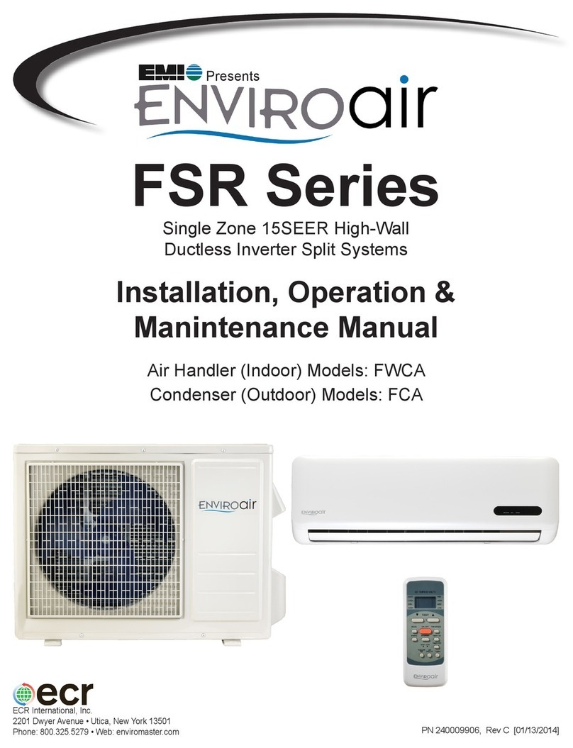 EMI enviroair 9000 Btu Instruction manual EMI enviroair 9000 Btu Instruction manual