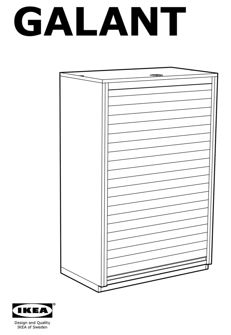 IKEA GALANT FRAME 63" Assembly