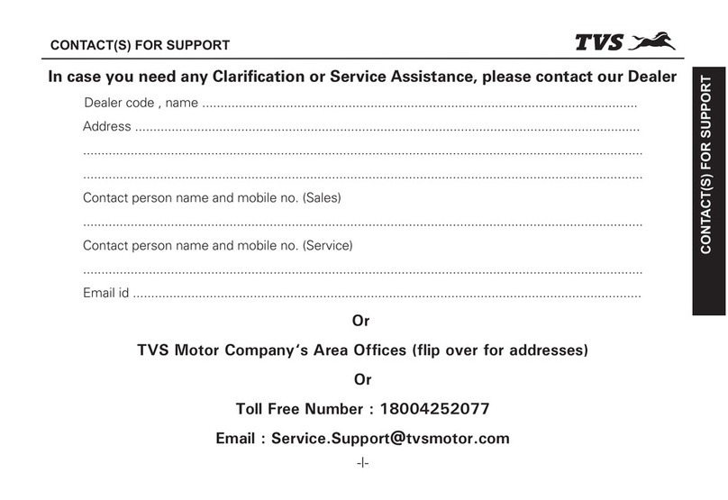 TVS WEGO User manual