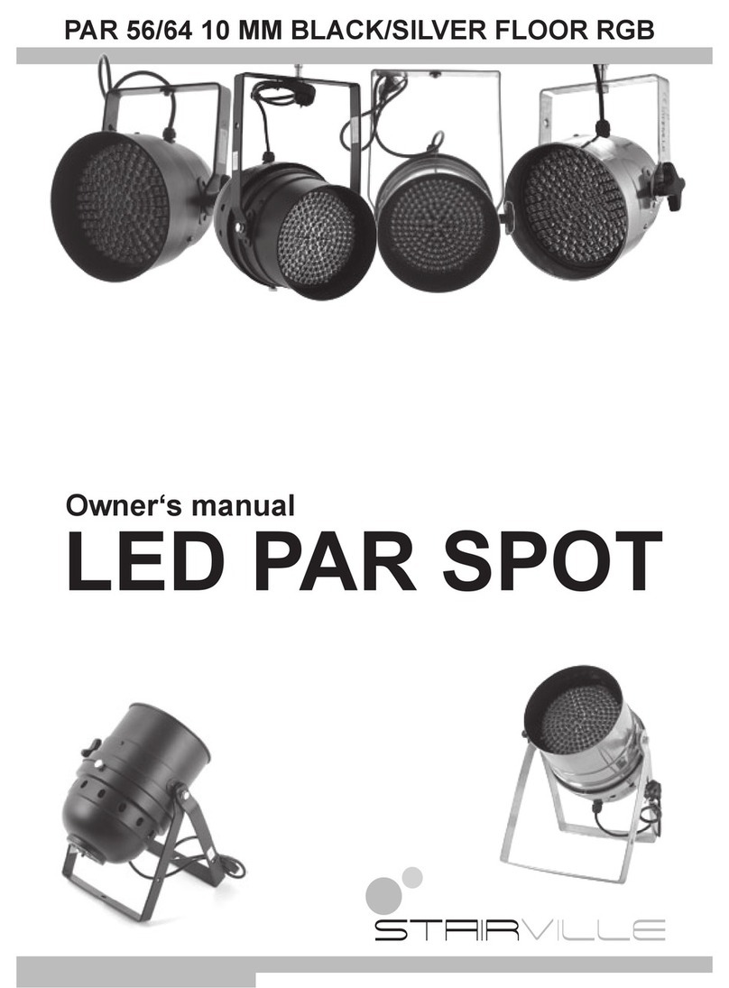 STARVILLE PAR 56 owner's manual