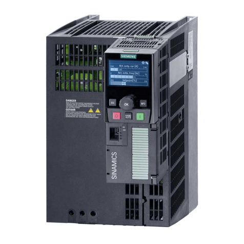 Siemens SINAMICS G120 User manual