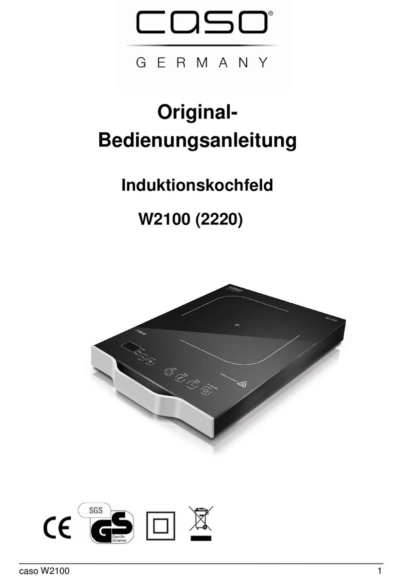 Caso W2100 Installation instructions