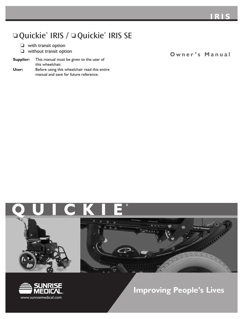 Sunrise Medical Quickie IRIS owner's manual