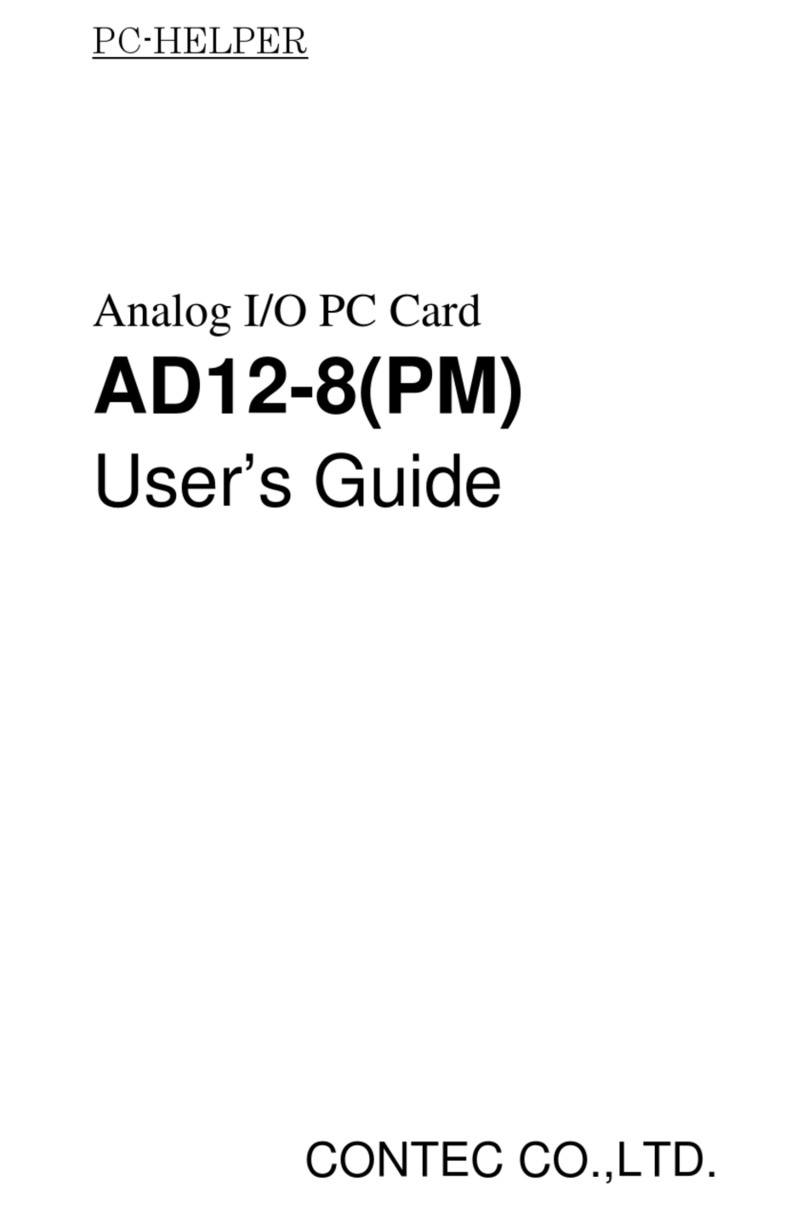 Contec AD12-8(PM) user guide