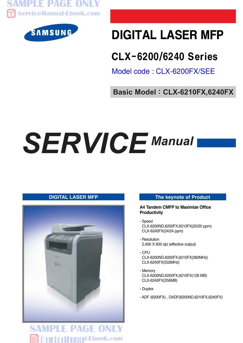 Samsung CLX-6200 SERIES User manual