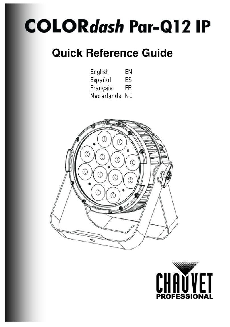 Chauvet COLORdash Par-Q12 IP User manual
