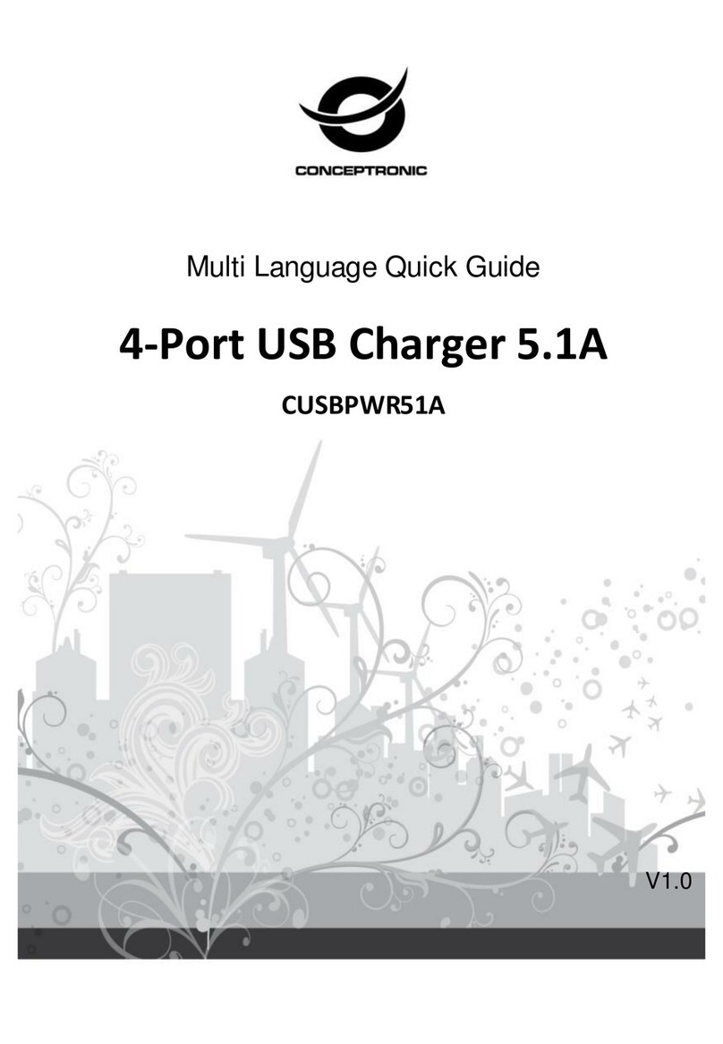 Conceptronic CUSBPWR51A User manual Conceptronic CUSBPWR51A User manual