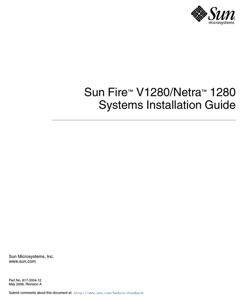 Sun Microsystems Sun Fire V1280 installation guide
